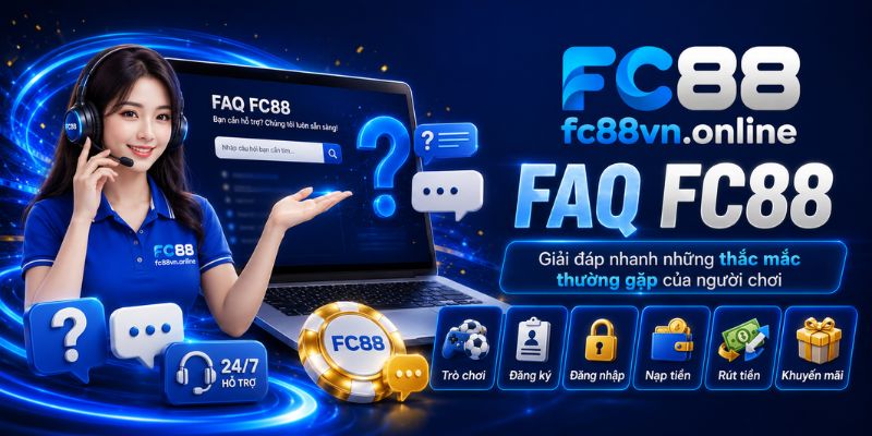 FAQ câu hỏi thường gặp về FC88 cho người chơi mới