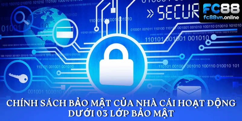Chính sách bảo mật của nhà cái hoạt động dưới 03 lớp vững chãi