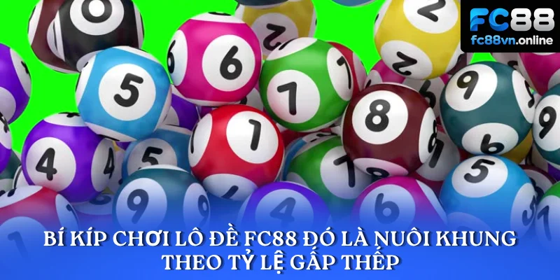 Bí kíp chơi lô đề FC88 đó là nuôi khung theo tỷ lệ gấp thếp